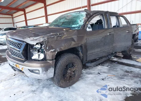 2015 Chevrolet Silverado 1500 1Lt from USA, damaged, VIN 3GCUKREC7FG492243